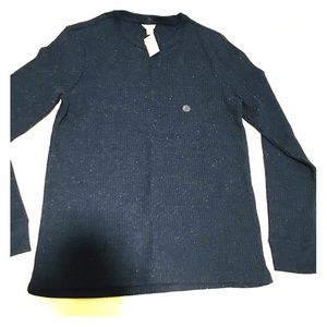 Aeropostale Men’s Long Sleeve Thermal Blue Large